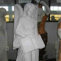 Скульптура Ангел с книгой (мрамор)