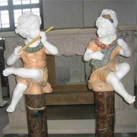Скульптура дети музыканты (мрамор)